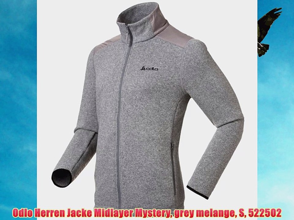 Odlo Herren Jacke Midlayer Mystery grey melange S 522502