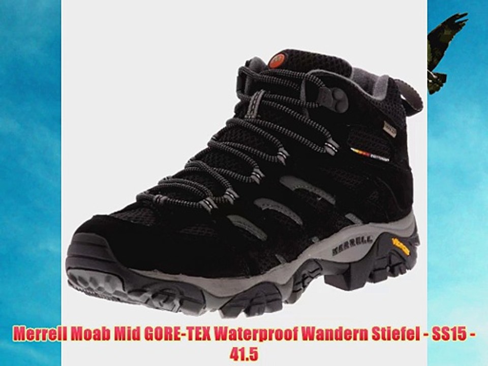 Merrell Moab Mid GORE-TEX Waterproof Wandern Stiefel - SS15 - 41.5