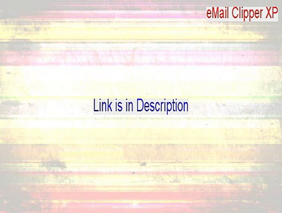 eMail Clipper XP Full Download (Download Here)