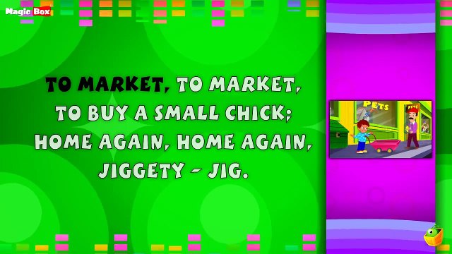 To Market Lyrical Video - English Nursery Rhymes Full Lyrics For Kids and Childrens