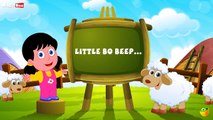 Karaoke - Little Bo Beep - Songs With Lyrics - Cartoon - Animated Rhymes For Kids