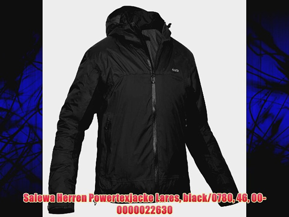 Salewa Herren Powertexjacke Lares black/0780 46 00-0000022630