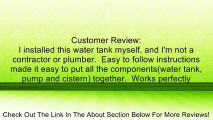 Flotec FP7110T 19-Gallon Pre-Charged Water Tank Review