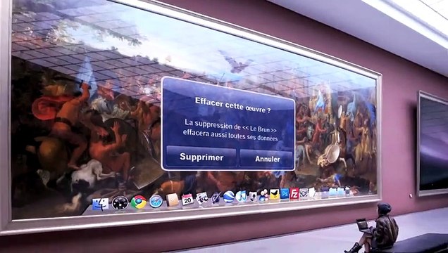 Léo Caillard habille les moulages de latelier de la Rmn-GP