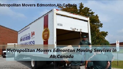 Metropolitan Movers Edmonton : Get A Moving Quote