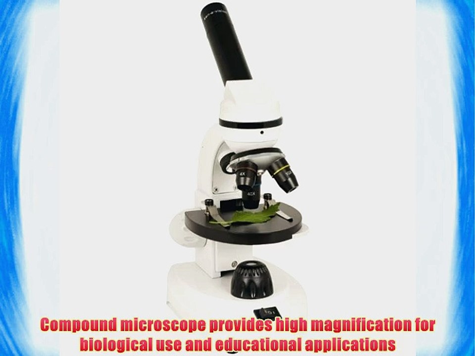Ken-A-Vision ESH101 Professor Cordless Monocular Compound Microscope 10? Eyepiece 4x 10x 40xS