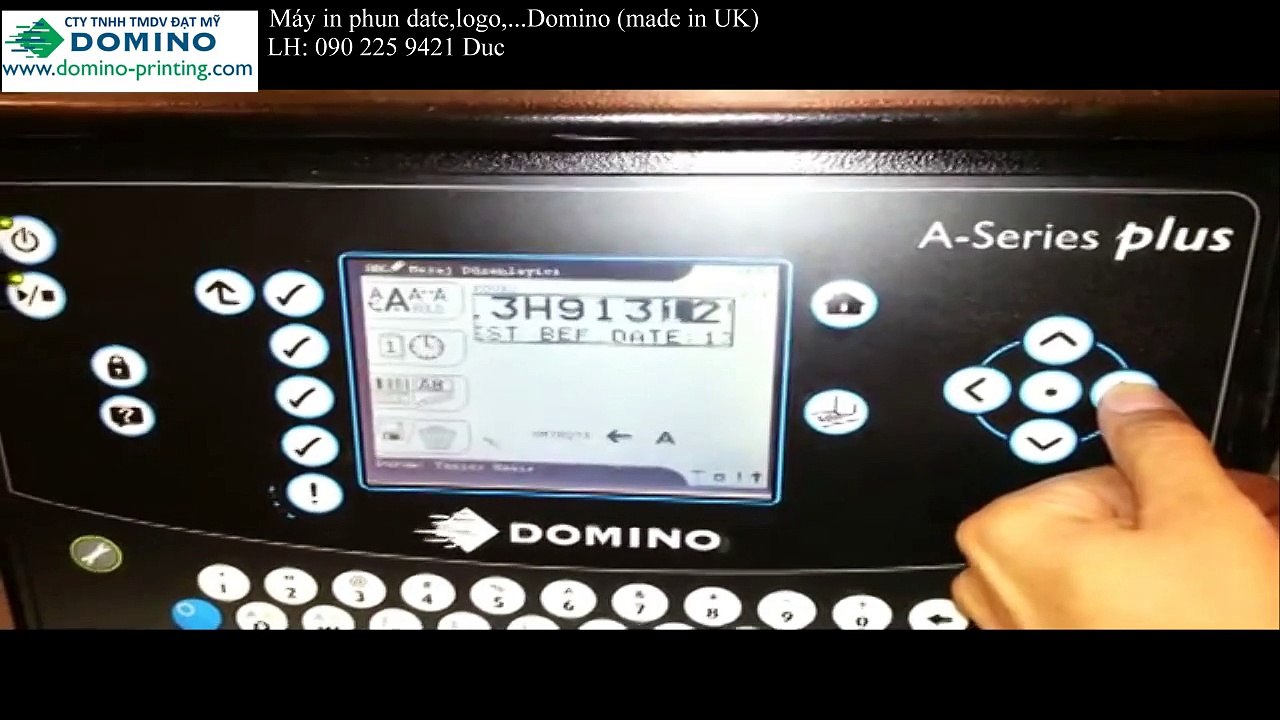 máy in phun date,code (hiệu Domino) -s.xuất tại Anh Quốc- Lh: 0902259421 Đức