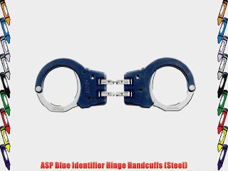 ASP Blue Identifier Hinge Handcuffs (Steel)
