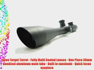 NcStar 6-24X50 Green Iluuminated Mil-Dot/AO/Mil-Dot/30mm/Ring/Green Lens (SM3MAO64250G)