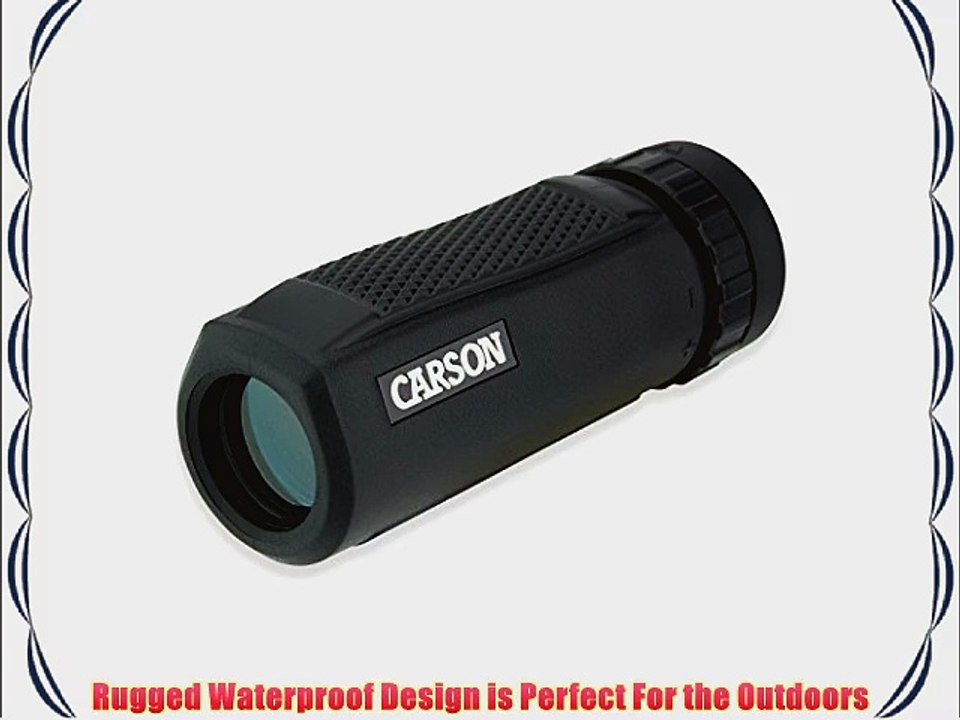 Carson BlackWave 10x25mm Waterproof Monocular (WM-025)