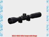 BSA 3-9X32 Rifle Scope with Rings