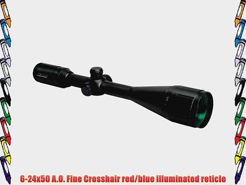 Konuspro Plus Series 6-24X50 Riflescope with Engraved IR Reticle and Sunshade