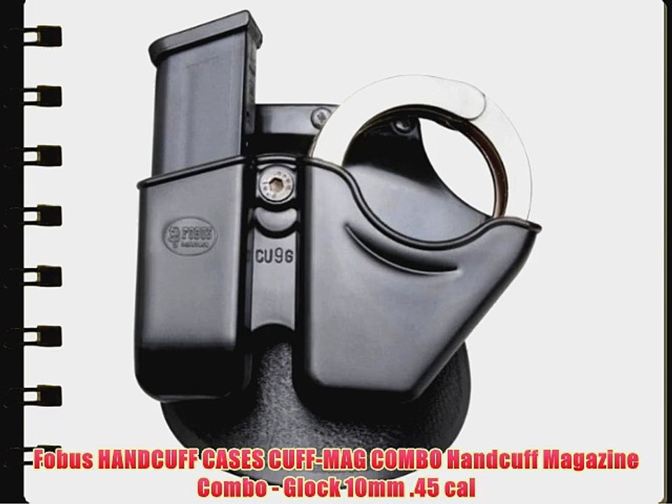 Fobus  Paddle CUG1045 Handcuff / Magazine Combo - Glock 10mm /.45 cal