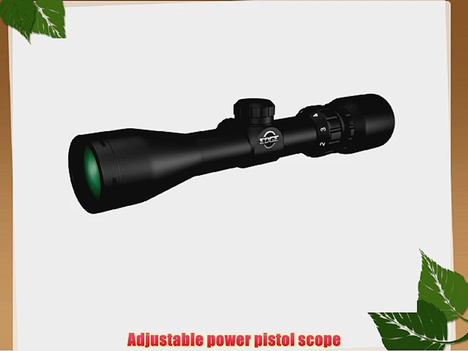 BSA 2-7X28 Edge Series Pistol Scope