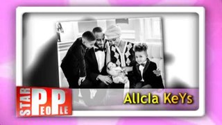 Alicia Keys présente son fils Genenis