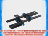 Neewer DP500 Metal DSLR Rail 15mm Rod Support System with Quick Release Plate for Follow Focus