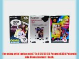 Comic Dalmatian and Rainbow Version instax mini films for Fuji instant mini cameras set of