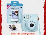 Fuji Instax Mini 8 N Blue   Original Strap Set Fujifilm Instax Mini 8N Instant Camera