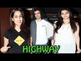 Alia Bhatt With Dad Mahesh Bhatt To Watch Film 'Highway