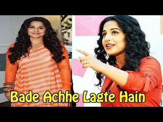Vidya Balan Saying Side Effect Of Shaadi @ On The Set Of 'Bade Acche Lagte Hai'
