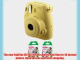 Fujifilm FU64-MINI8YK40 INSTAX MINI 8 Camera and Film Kit with 40 Exposures (Yellow)