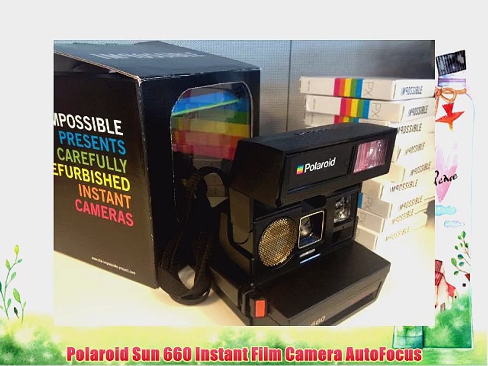 Polaroid Sun 660 Instant Film Camera AutoFocus