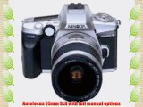 Minolta Maxxum 4 Date SLR Camera Kit w/ 28-80mm AF Silver Zoom Lens