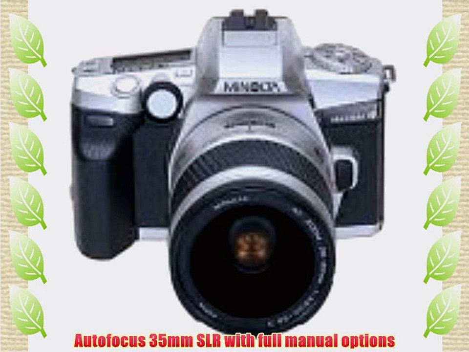 Minolta Maxxum 4 Date SLR Camera Kit w/ 28-80mm AF Silver Zoom Lens
