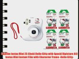 Fujifilm Instax Mini 25 Cheki Hello Kitty with 4pack(10picture X4) Instax Mini Instant Film