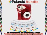 Polaroid PIC-300 Instant Camera in Red   Accessory Kit