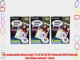 Comic version instax mini films for Fuji instant mini cameras set of 3 packs x 30 photos