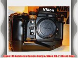 Nikon F4S Autofocus Camera Body w/Nikon MB-21 Motor Drive