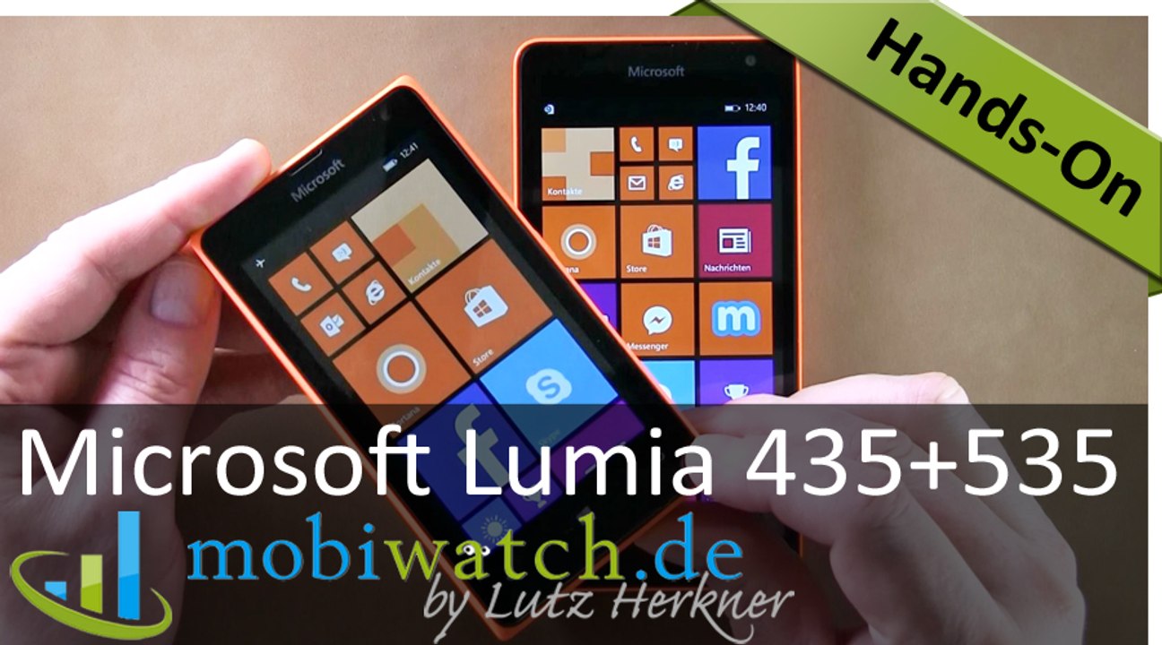 Das Microsoft Lumia 435 und 535 im Video-Test: Windows Phones ab 89 Euro