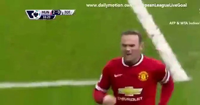 Rooney'in Tottenham maçındaki gol sevinci