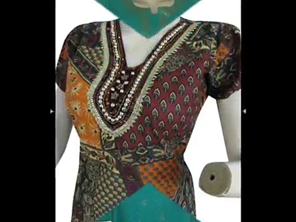 Fashionable Designer Cotton Kurtis From India Indianbeautifulart