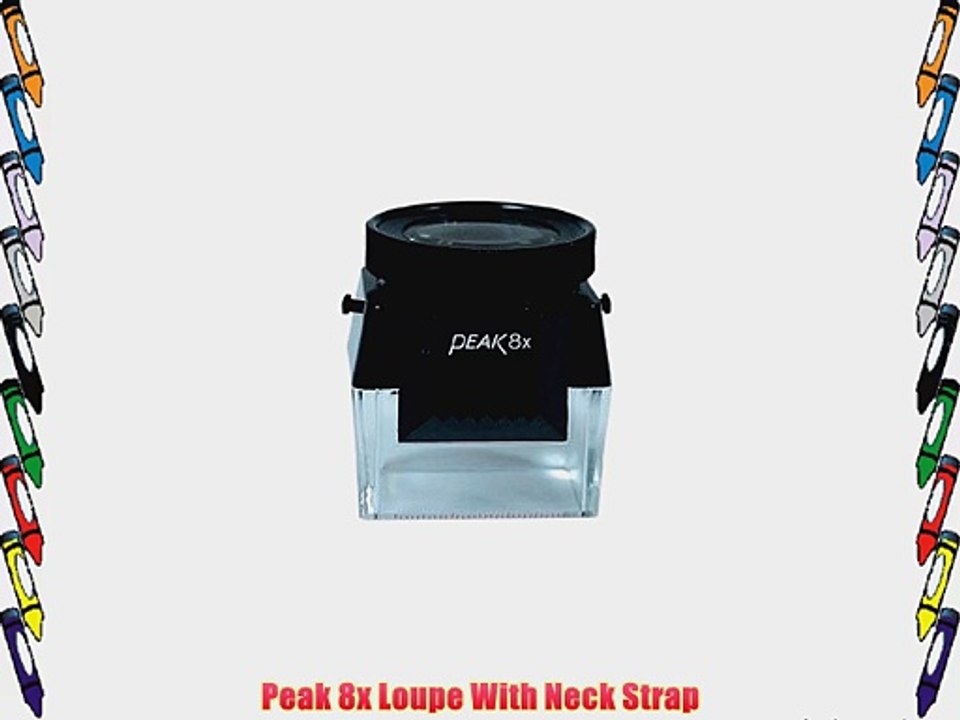 Peak 8x Loupe With Neck Strap