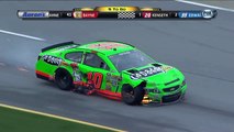 NASCAR Crash at Talladega - Kurt Busch Flips Car at Aaron s 499