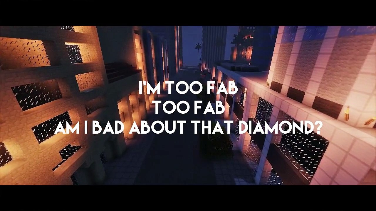 ♫"MINECRAFT FUNK" A Minecraft Parody Song of Bruno Mars Uptown Funk (Lyric Music Video)