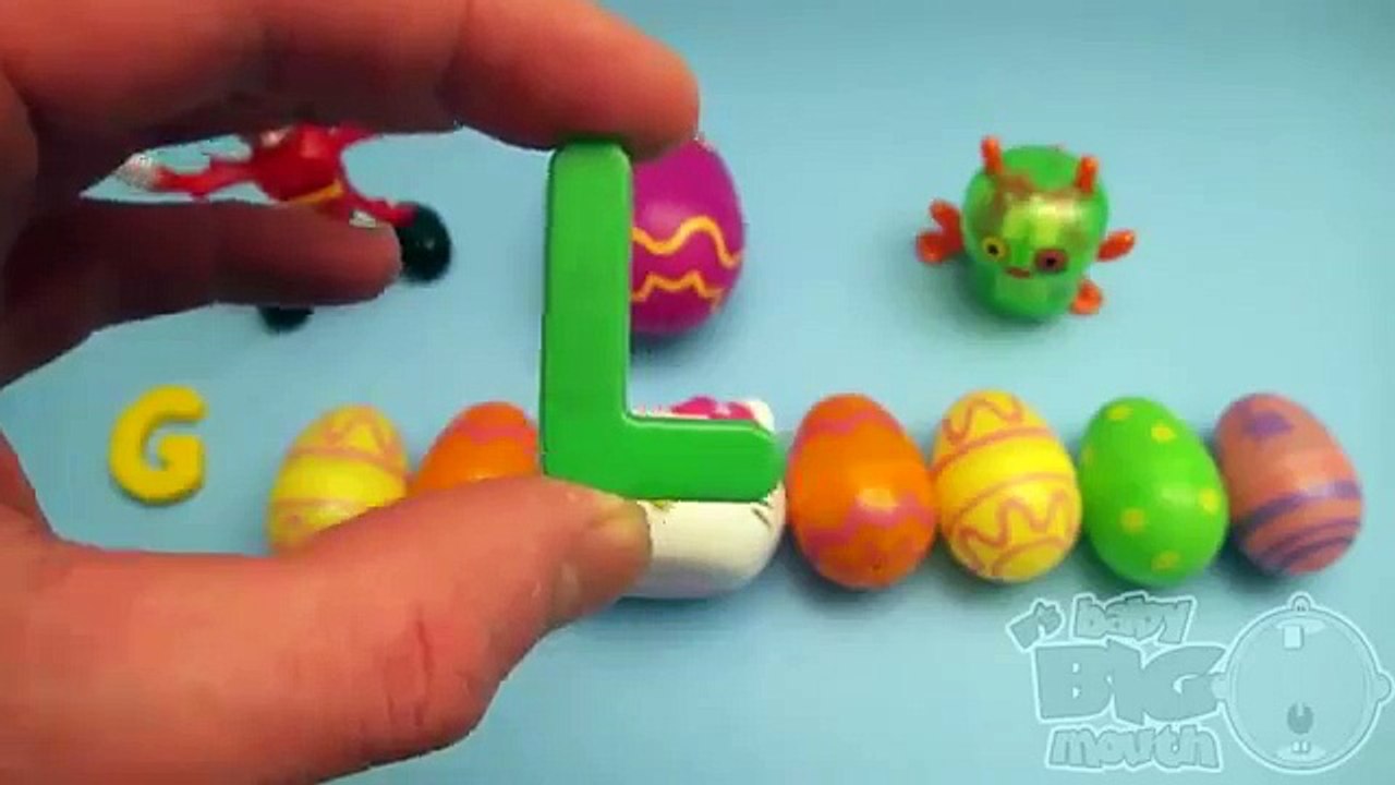 Kinder Surprise Egg Learn-A-Word! Spelling Arts and Crafts Words! Lesson 26