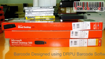 Making barcode labels for your products