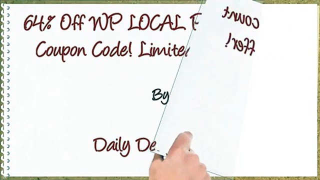 64% Off WP LOCAL PRO Discount Coupon Code! Limited Time Offer!