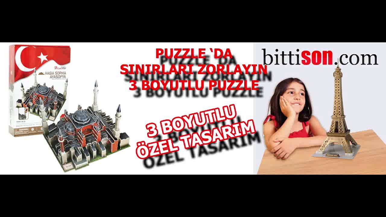 3 Boyutlu Yapboz Kız Kulesi Yapımı BittiSon.com