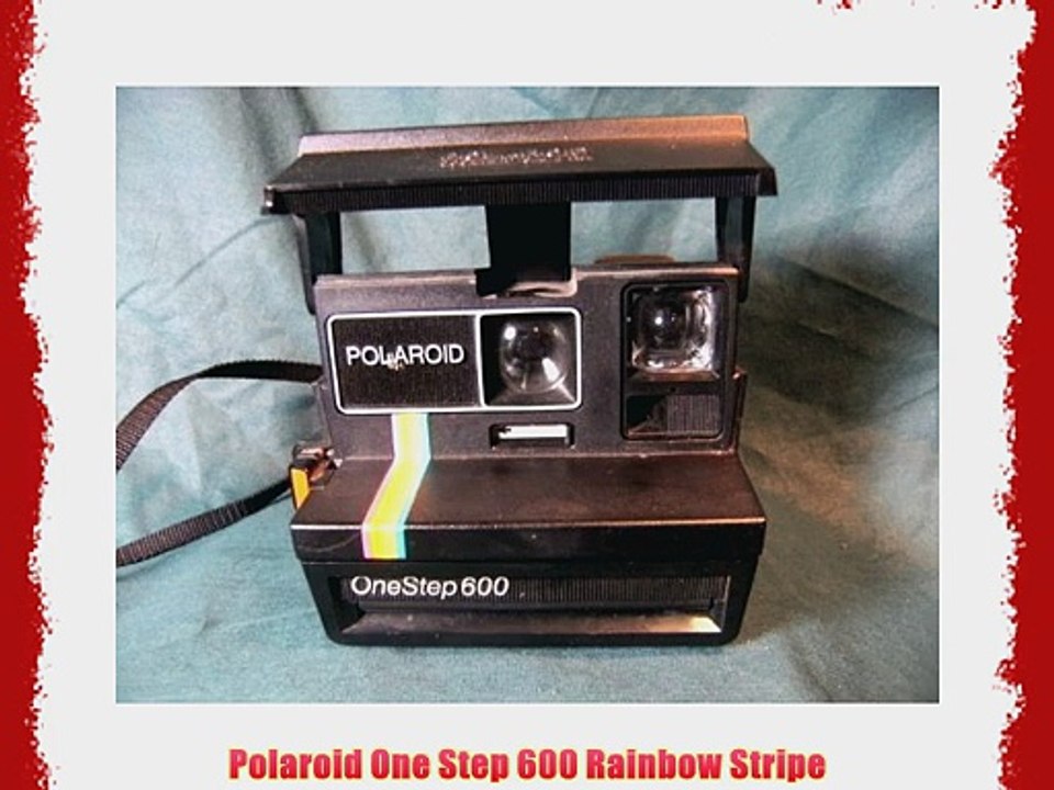 Polaroid One Step 600 Rainbow Stripe