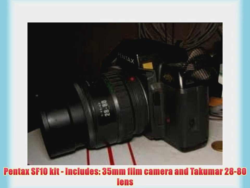 Pentax SF10 kit - Includes: 35mm film camera and Takumar 28-80 lens