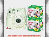 New Model Fuji Instax 8 Color White Fujifilm Instax Mini 8 Instant Camera   100 Films