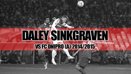Daley Sinkgraven vs FC Dnipro (A) 2014/2015