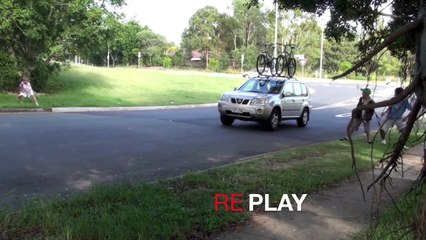 Invisible Rope Prank Causes Car Crash HD