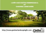 Lawn Care Service in Birmingham Al - Gardner Landscaping LLC