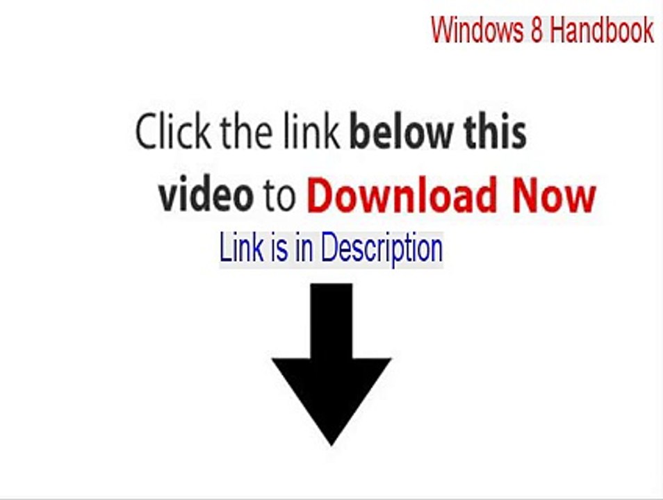 Windows 8 Handbook Cracked - Legit Download (2015)
