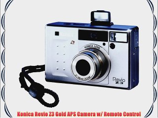 Konica Revio Z3 Gold APS Camera w/ Remote Control